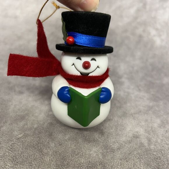 Vintage HMK Snowman Hard Plastic String Light Covers /Ornaments - Picture 4 of 12